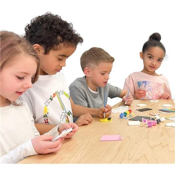 DIY Mini Tile Fridge Magnet Arts and Crafts Kit Gifts for Kids Girls Boys - Picture 6 of 6